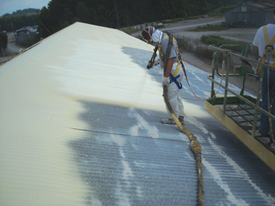 Spray Foam Over Metal Roofing